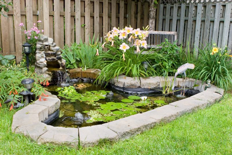 Garden Fountain Installation in Honolulu, HI