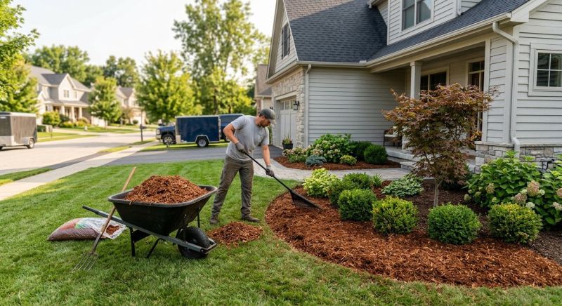 Garden Mulch Installation in Ventura County, CA