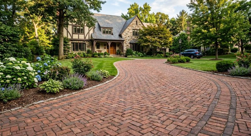 Brick Driveway Installation in Providence, RI