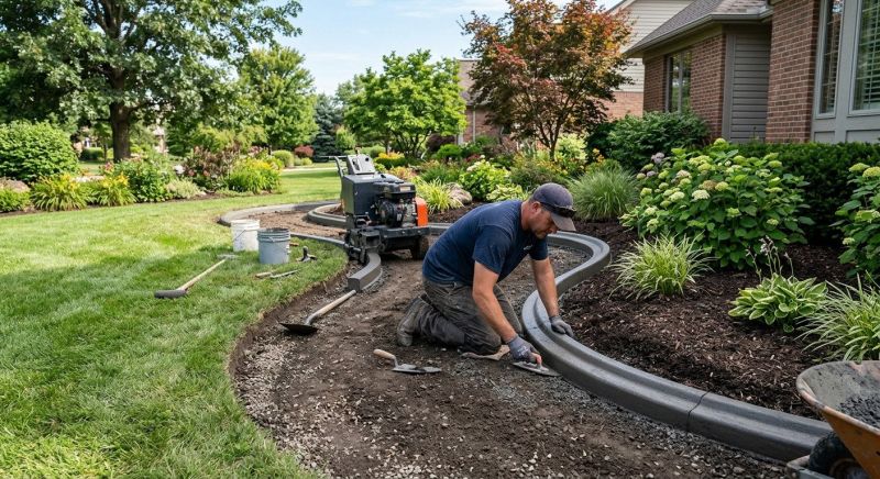 Landscape Curbing Replacement in Citrus County, FL