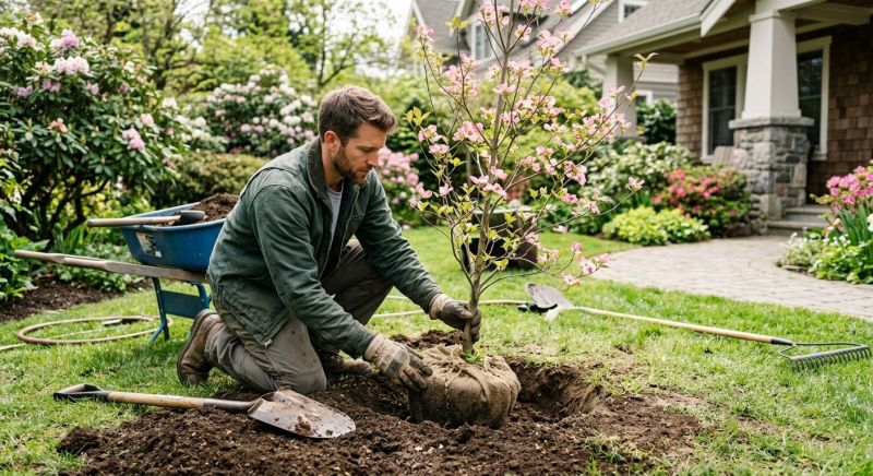 Magnolia Tree Planting in Honolulu, HI