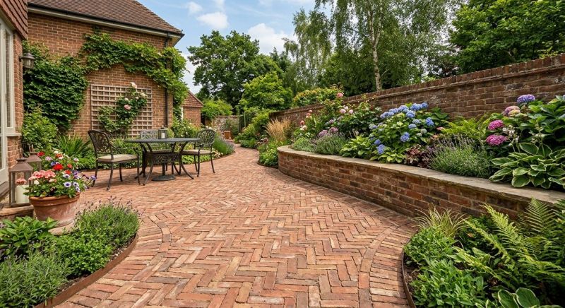 Patio Brick Installation in Worcester, MA