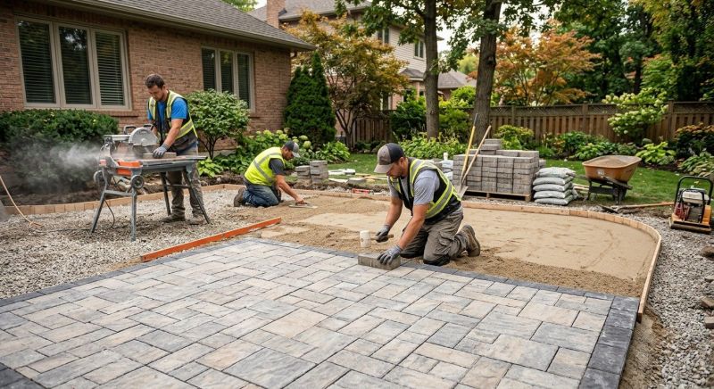 Patio Pavers Installation in Boston, MA