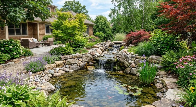 Pond Waterfall Installation in Honolulu, HI